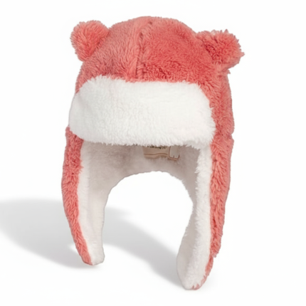 Czapka Zimowa Trapper Pink / FlapJack