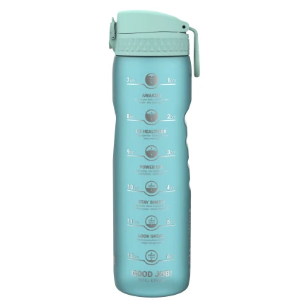 Butelka ION8 BPA Free 1l Sonic Blue Motivator / I8RF1000PBMOT