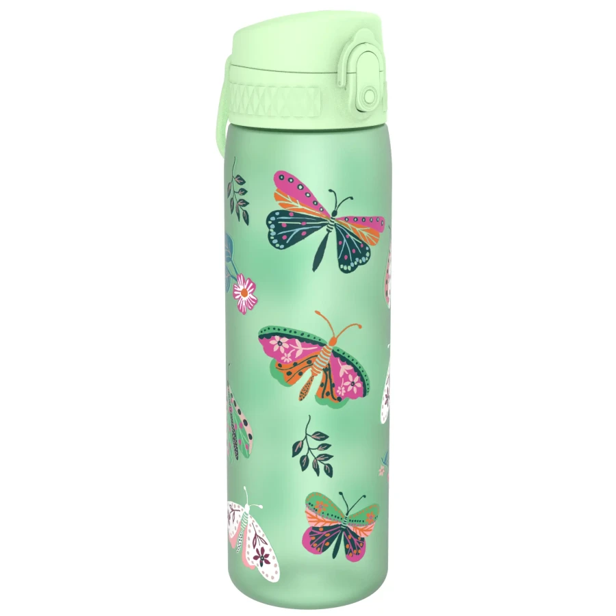 Wąska butelka na napoje I8RF500PGBFLY - Wild Butterflies , 500ml / ION8®