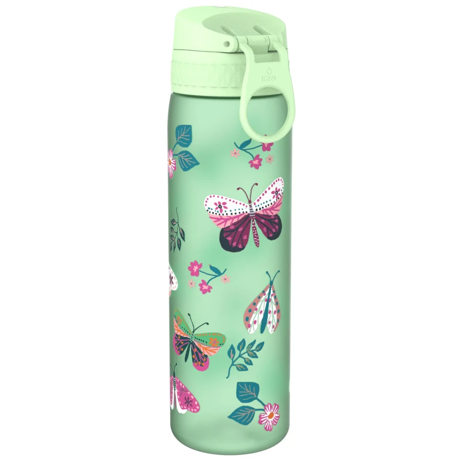 Wąska butelka na napoje I8RF500PGBFLY - Wild Butterflies , 500ml / ION8®