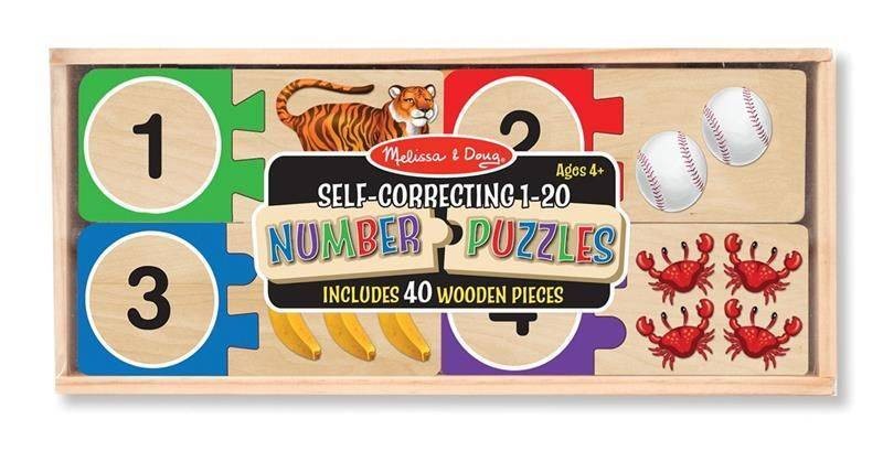 Puzzle Drewniane - Nauka Liczenia / Melissa and Doug