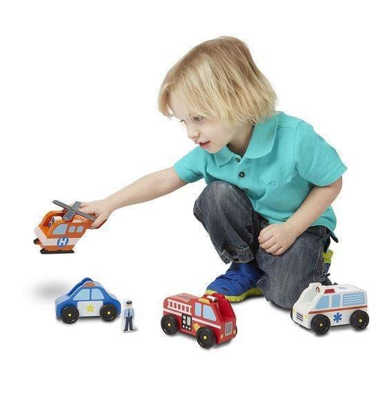 Zestaw pojazdów uprzywilejowanych / Melissa and Doug
