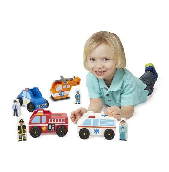 Zestaw pojazdów uprzywilejowanych / Melissa and Doug