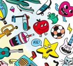 Kolorowanka 100x70cm POP ART / OMY