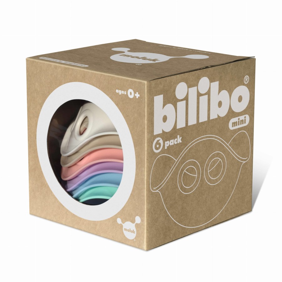 Bilibo Mini Pastel - 6 małych muszelek Bilibo / Moluk