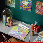 Zestaw artystyczny z farbami INDIA / Djeco DJ08964