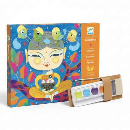 Zestaw artystyczny z farbami INDIA 3+ / Djeco DJ08964