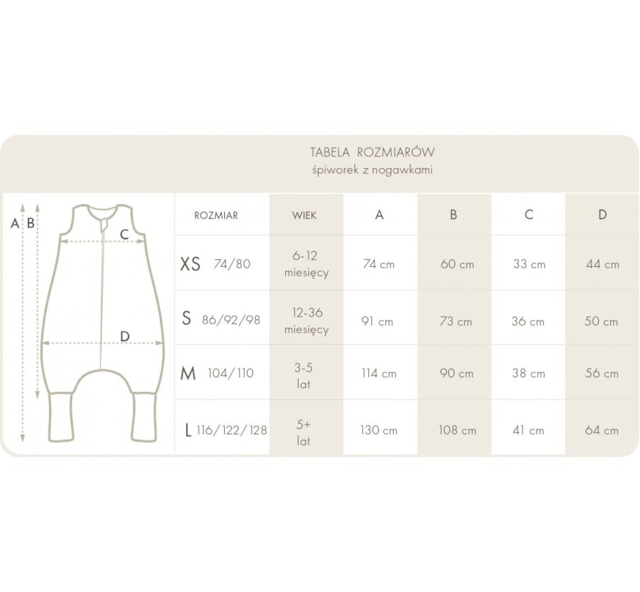 Śpiworek z nogawkami - Dino / Babysteps