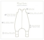 Śpiworek z nogawkami - Dino / Babysteps