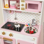 Duża kuchnia drewniana z dźwiękiem i 6 akcesoriami Candy Chic / Janod