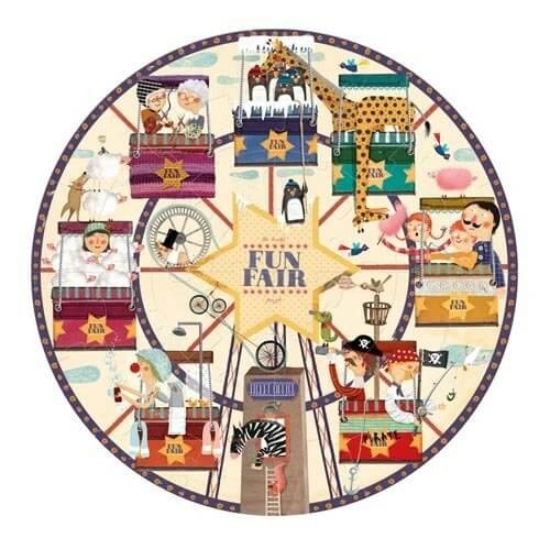 Puzzle dla dzieci - Fun Fair, Radosna Przejażdżka / Londji