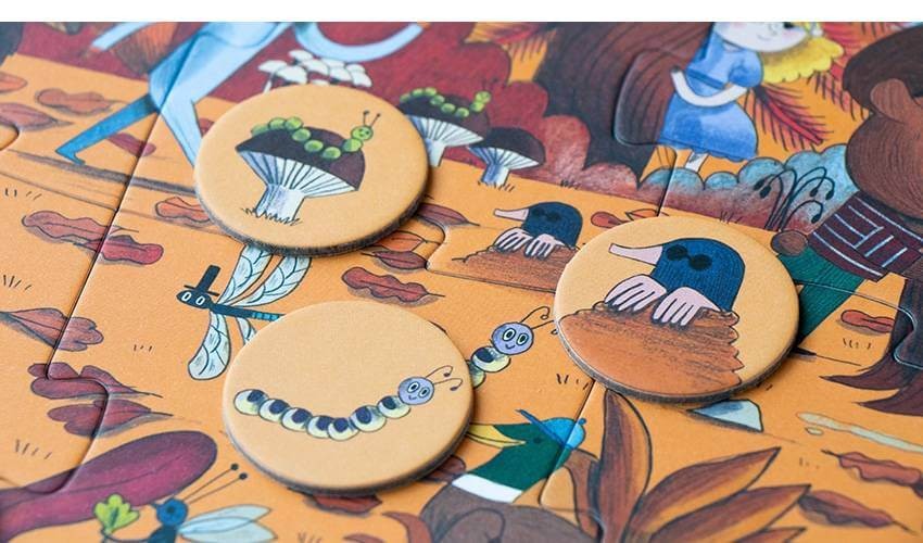 Puzzle z grą obserwacyjną Bear's Forest / Londji