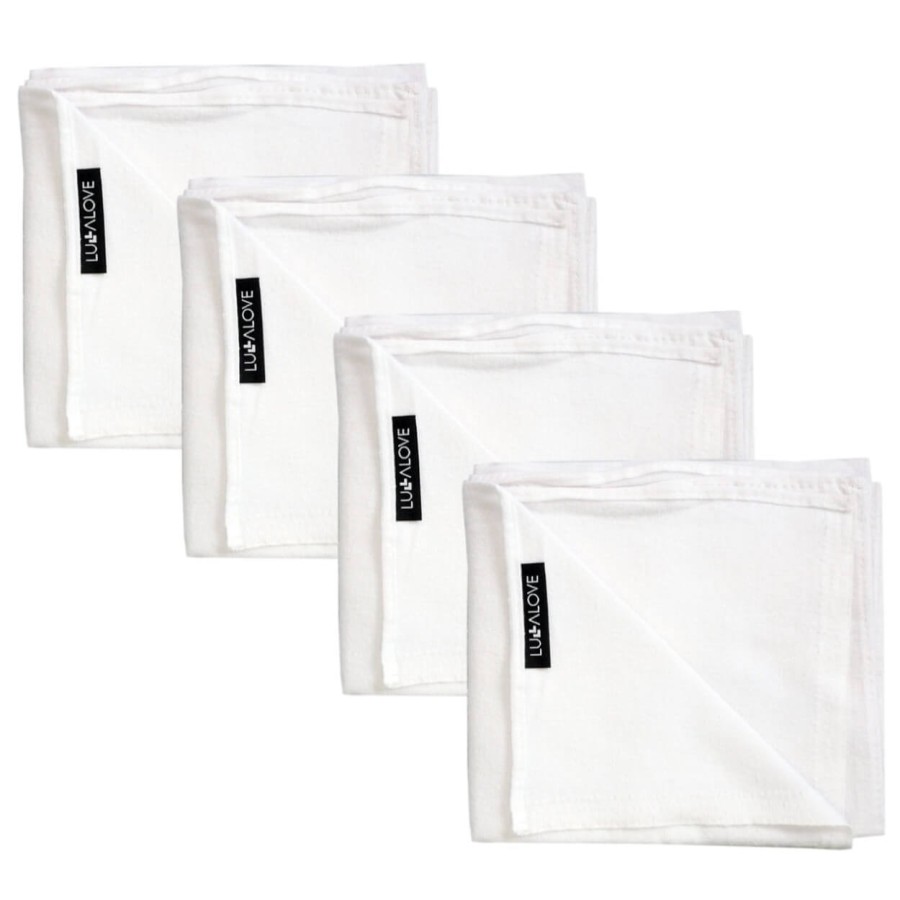 Zestaw dużych pieluch flanelowych - 70x80 cm ,4 sztuki / Lullalove