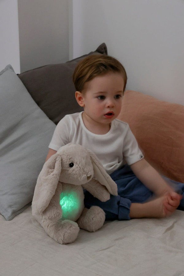 Szumiący Królik z czujnikiem ruchu i pozytywką / Cloud b® Love Light Buddies Finley Fawn™