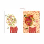 Zestaw artystyczny SUKNIE I WŁOSY Quilling / Djeco DJ08622