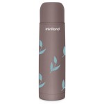 Termos Terra 500 ml - śliwkowy i kwiaty / Miniland