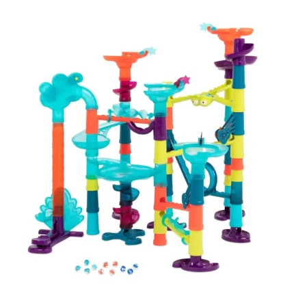 Interaktywny kulodrom ze światłem Marble-Palooza, wersja Deluxe / B.Toys