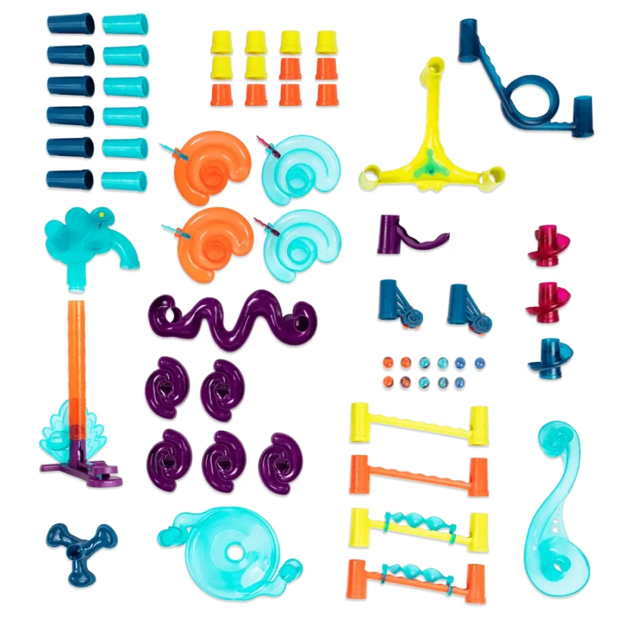 Interaktywny kulodrom ze światłem Marble-Palooza, wersja Deluxe / B.Toys