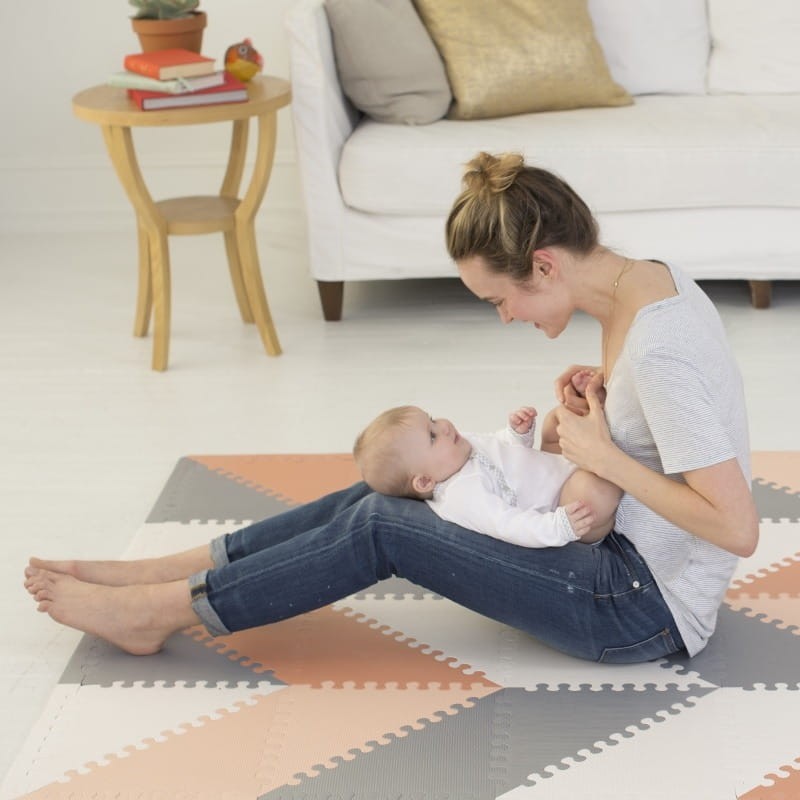 Mata Playspot Grey/Peach GEO / Skip Hop