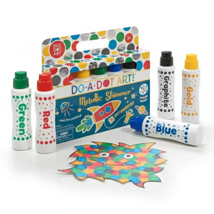 Duże Flamastry Kropkowe - Metaliczny Blask / Do a dot Art