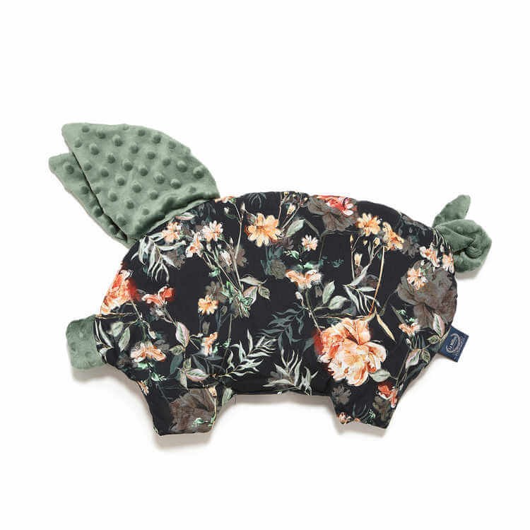 Podusia Sleepy Pig - BLOOMING BOUTIQUE NOIR, KHAKI /La Millou