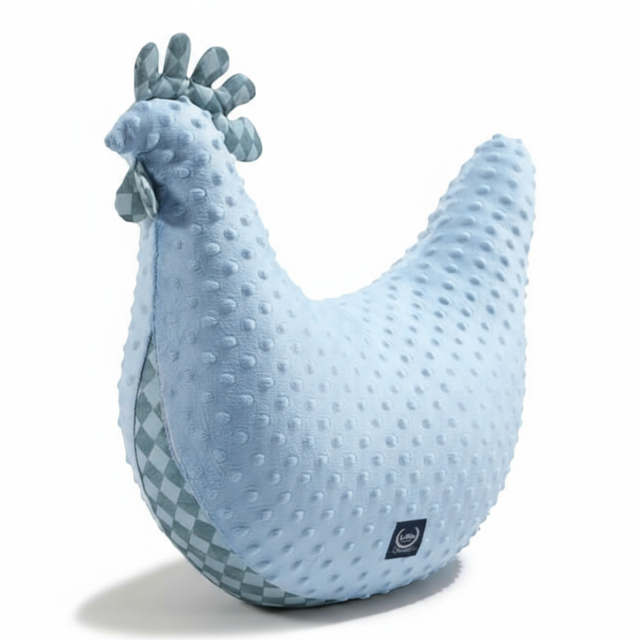 Kura Babci Dany - PRINCE CHESSBOARD, WIND BLUE / La Millou