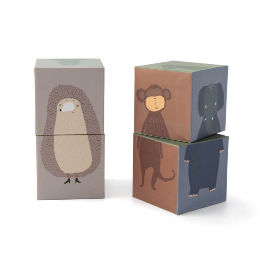 Zwierzęta puzzle klocki / Trixie