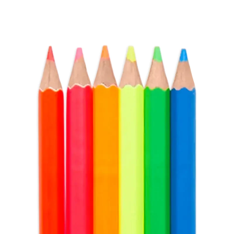 Kredki Ołówkowe Neonowe Grube - Jumbo Brights / Ooly