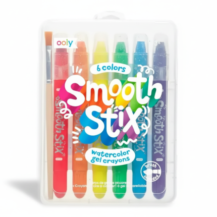 Kredki Żelowe Akwarelowe, Smooth Stix 6 szt. / Ooly 133-090