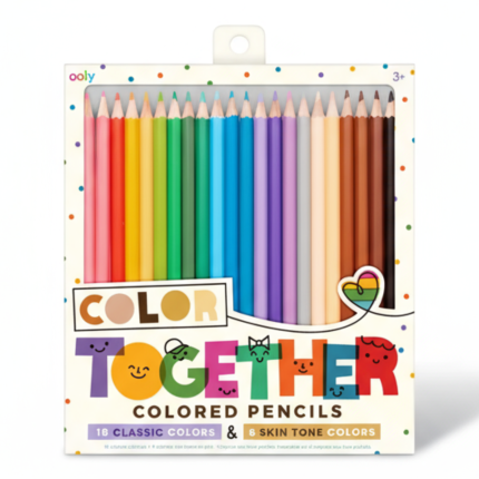 Kredki Ołówkowe, Klasyczne Kolory i Odcienie Karnacji - Color Together / Ooly 128-169