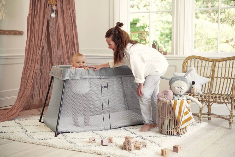 BABYBJORN - łóżeczko turystyczne LIGHT silver