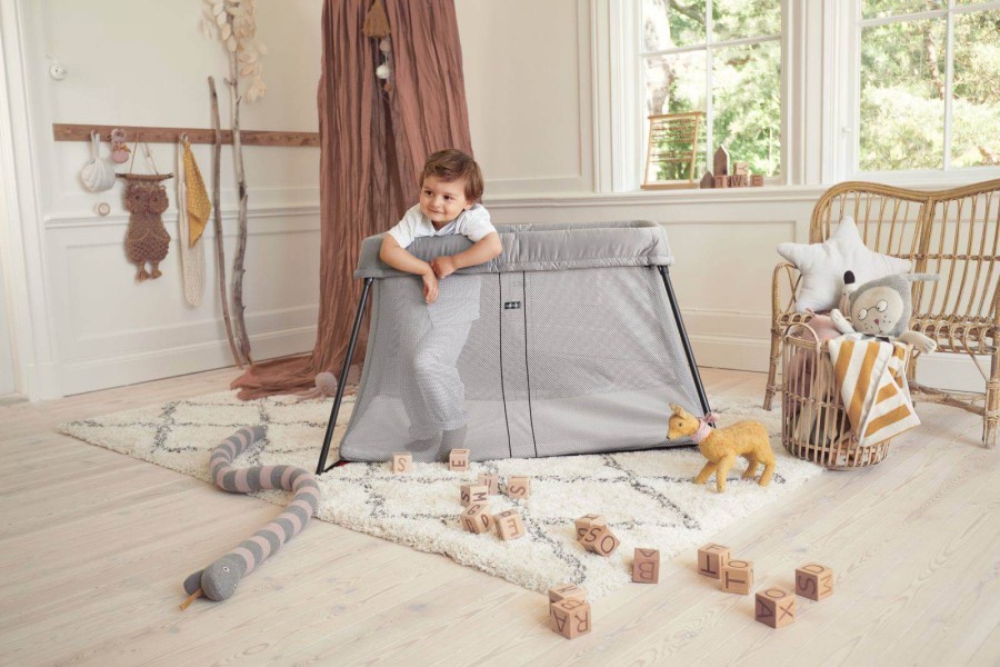 BABYBJORN - łóżeczko turystyczne LIGHT silver