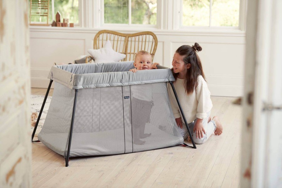 BABYBJORN - łóżeczko turystyczne LIGHT silver