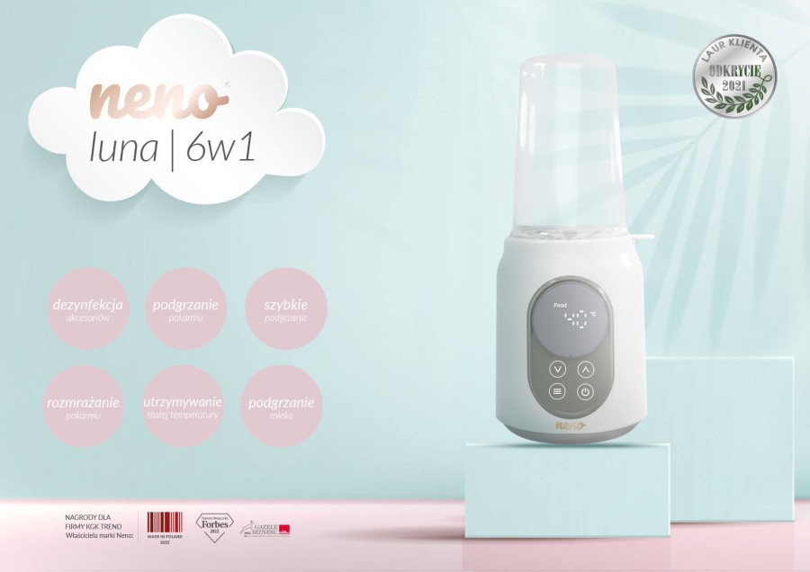 Sterylizator i podgrzewacz do butelek Neno Luna / Neno