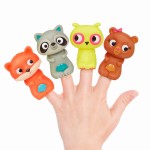 Pinky Pals – pacynki na palce - Załoga z lasu / B.Toys