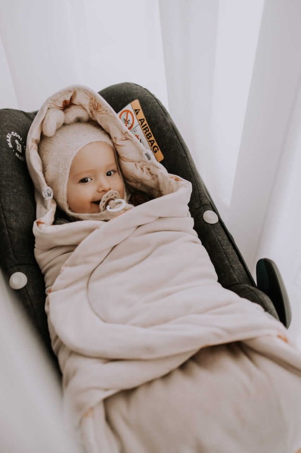 Otulacz, kocyk do fotelika samochodowego - bohemian sand / Sleepee