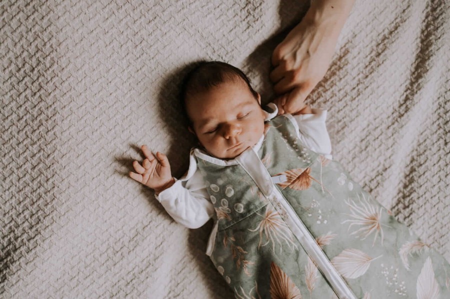 Śpiworek do spania Newborn Bohemian Green / Sleepee