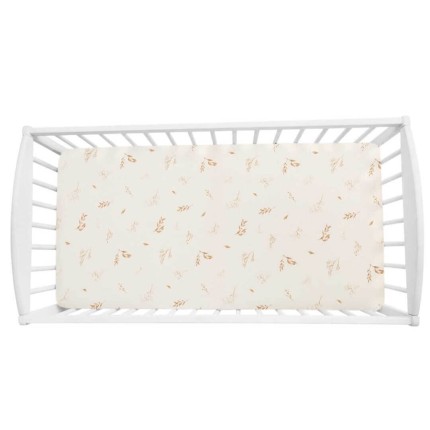 Prześcieradło do łóżeczka We care Bohemian Botanic / Sleepee