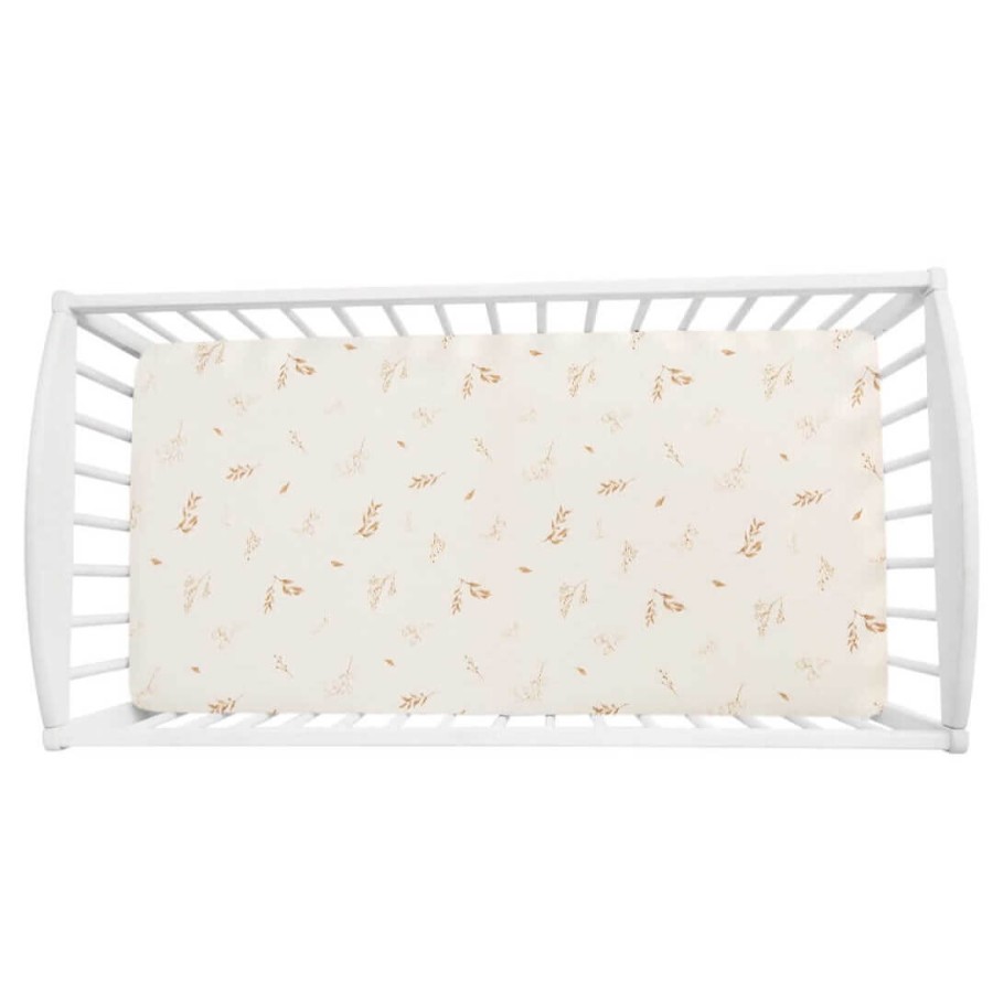 Prześcieradło do łóżeczka We care Bohemian Botanic / Sleepee