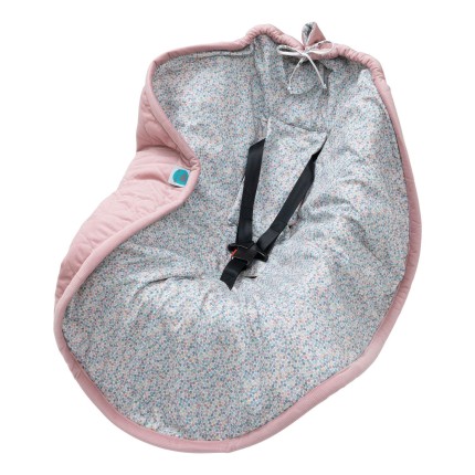 Otulacz do fotelika Dots róż  0-8m / Pink no More