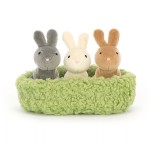 Króliczki w gniazdku 10cm / Jellycat NEST3B