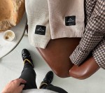 Duży koc bambusowy 120x100 cm - karmelowy beż / Lullalove