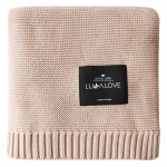 Bambusowy koc 80x100 - karmelowy beż / Lullalove