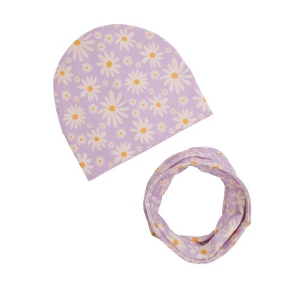 Czapka z kominem wiosenno-jesienna MISS DAISY / UL&KA