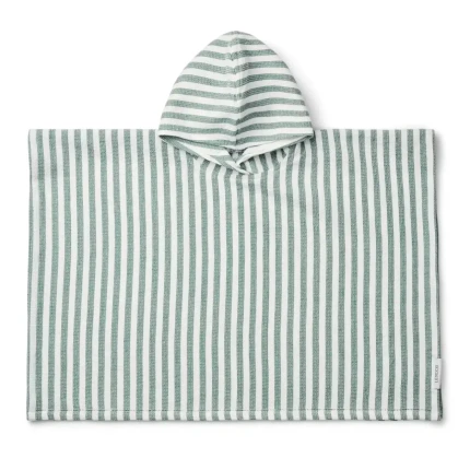 Ponczo Paco stripes: Peppermint-White / Liewood