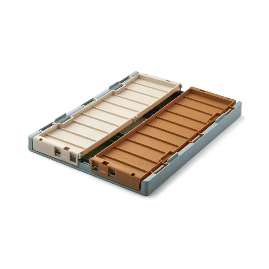 Duża skrzynka Weston L - Sea blue multi mix / Liewood