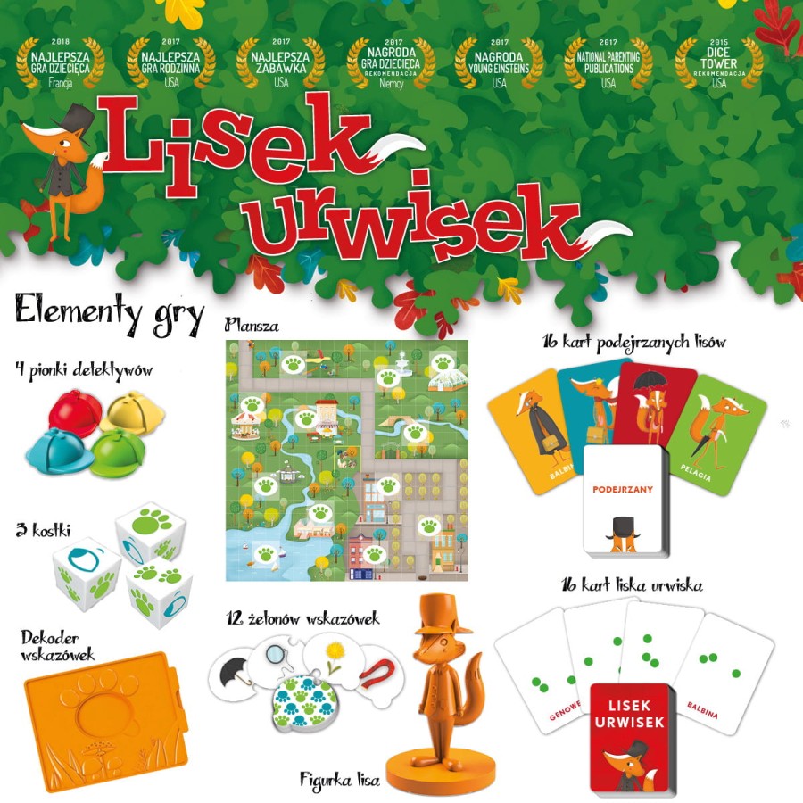 Lisek urwisek - Gra planszowa