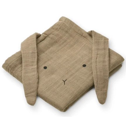 Muślinowe pieluszki z uszami Hannah: Rabbit Oat 2-pack / Liewood