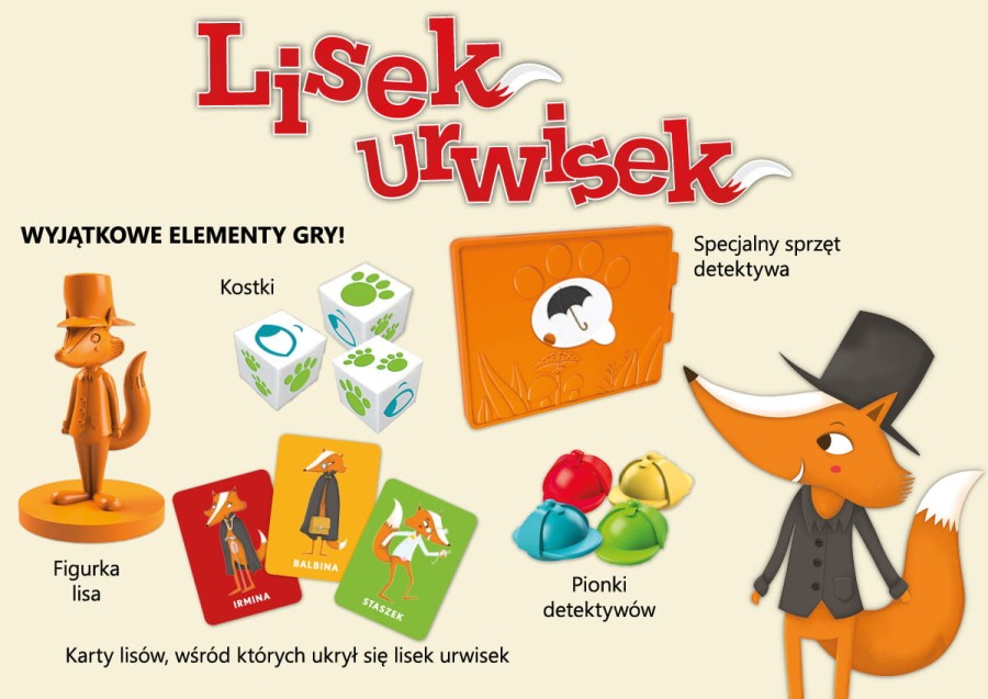 Lisek urwisek - Gra planszowa