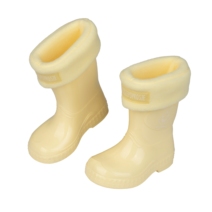 Ocieplacz polarowy bananowy / KaloszePoprosze